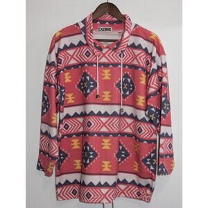 Dashers Aztec Bohemian Western Pullover Size M